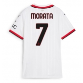 Billige AC Milan Alvaro Morata #7 Udebanetrøje Dame 2024-25 Kort ærmer