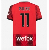 Billige AC Milan Christian Pulisic #11 Hjemmebanetrøje 2023-24 Kort ærmer