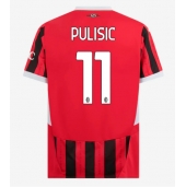 Billige AC Milan Christian Pulisic #11 Hjemmebanetrøje 2024-25 Kort ærmer