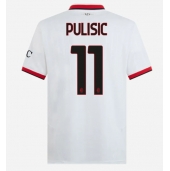 Billige AC Milan Christian Pulisic #11 Udebanetrøje 2024-25 Kort ærmer