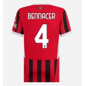 Billige AC Milan Ismael Bennacer #4 Hjemmebanetrøje Dame 2024-25 Kort ærmer