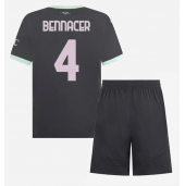 Billige AC Milan Ismael Bennacer #4 Tredje trøje Børn 2024-25 Kort ærmer (+ bukser)