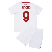 Billige AC Milan Olivier Giroud #9 Udebanetrøje Børn 2022-23 Kort ærmer (+ bukser)