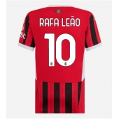 Billige AC Milan Rafael Leao #10 Hjemmebanetrøje Dame 2024-25 Kort ærmer