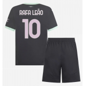 Billige AC Milan Rafael Leao #10 Tredje trøje Børn 2024-25 Kort ærmer (+ bukser)