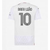 Billige AC Milan Rafael Leao #10 Udebanetrøje Dame 2023-24 Kort ærmer