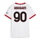 Billige AC Milan Tammy Abraham #90 Udebanetrøje Dame 2024-25 Kort ærmer