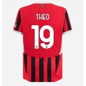 Billige AC Milan Theo Hernandez #19 Hjemmebanetrøje 2024-25 Kort ærmer