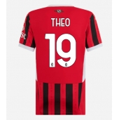 Billige AC Milan Theo Hernandez #19 Hjemmebanetrøje Dame 2024-25 Kort ærmer