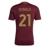 Billige AS Roma Paulo Dybala #21 Hjemmebanetrøje 2024-25 Kort ærmer