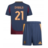 Billige AS Roma Paulo Dybala #21 Tredje trøje Børn 2024-25 Kort ærmer (+ bukser)