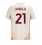 Billige AS Roma Paulo Dybala #21 Udebanetrøje 2024-25 Kort ærmer