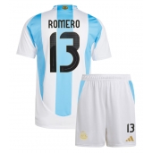 Billige Argentina Cristian Romero #13 Hjemmebanetrøje Børn Copa America 2024 Kort ærmer (+ bukser)