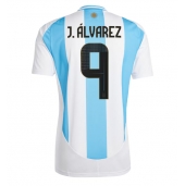 Billige Argentina Julian Alvarez #9 Hjemmebanetrøje Copa America 2024 Kort ærmer