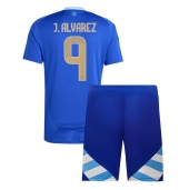 Billige Argentina Julian Alvarez #9 Udebanetrøje Børn Copa America 2024 Kort ærmer (+ bukser)