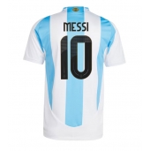 Billige Argentina Lionel Messi #10 Hjemmebanetrøje Copa America 2024 Kort ærmer