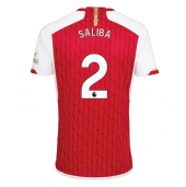 Billige Arsenal William Saliba #2 Hjemmebanetrøje 2023-24 Kort ærmer