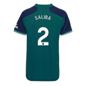 Billige Arsenal William Saliba #2 Tredje trøje Dame 2023-24 Kort ærmer