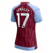 Billige Aston Villa Clement Lenglet #17 Hjemmebanetrøje Dame 2023-24 Kort ærmer