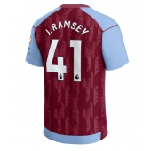 Billige Aston Villa Jacob Ramsey #41 Hjemmebanetrøje 2023-24 Kort ærmer