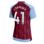 Billige Aston Villa Jacob Ramsey #41 Hjemmebanetrøje Dame 2023-24 Kort ærmer