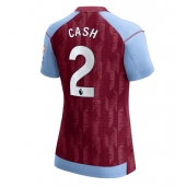 Billige Aston Villa Matty Cash #2 Hjemmebanetrøje Dame 2023-24 Kort ærmer