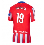 Billige Atletico Madrid Alvaro Morata #19 Hjemmebanetrøje 2024-25 Kort ærmer