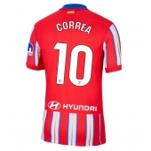 Billige Atletico Madrid Angel Correa #10 Hjemmebanetrøje 2024-25 Kort ærmer