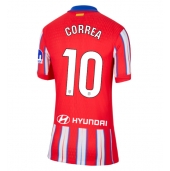 Billige Atletico Madrid Angel Correa #10 Hjemmebanetrøje Dame 2024-25 Kort ærmer