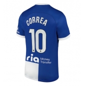 Billige Atletico Madrid Angel Correa #10 Udebanetrøje 2023-24 Kort ærmer