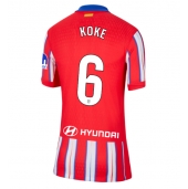 Billige Atletico Madrid Koke #6 Hjemmebanetrøje Dame 2024-25 Kort ærmer