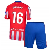 Billige Atletico Madrid Nahuel Molina #16 Hjemmebanetrøje Børn 2024-25 Kort ærmer (+ bukser)