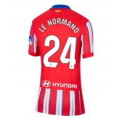 Billige Atletico Madrid Robin Le Normand #24 Hjemmebanetrøje Dame 2024-25 Kort ærmer