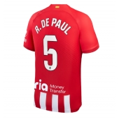 Billige Atletico Madrid Rodrigo De Paul #5 Hjemmebanetrøje 2023-24 Kort ærmer