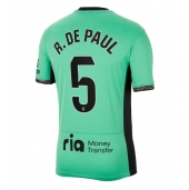 Billige Atletico Madrid Rodrigo De Paul #5 Tredje trøje 2023-24 Kort ærmer