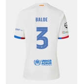 Billige Barcelona Alejandro Balde #3 Udebanetrøje 2023-24 Kort ærmer