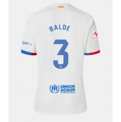 Billige Barcelona Alejandro Balde #3 Udebanetrøje Dame 2023-24 Kort ærmer