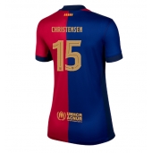 Billige Barcelona Andreas Christensen #15 Hjemmebanetrøje Dame 2024-25 Kort ærmer