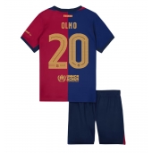 Billige Barcelona Dani Olmo #20 Hjemmebanetrøje Børn 2024-25 Kort ærmer (+ bukser)