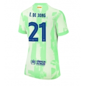 Billige Barcelona Frenkie de Jong #21 Tredje trøje Dame 2024-25 Kort ærmer