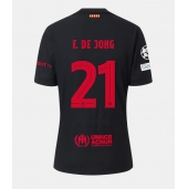 Billige Barcelona Frenkie de Jong #21 Udebanetrøje 2024-25 Kort ærmer