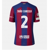 Billige Barcelona Joao Cancelo #2 Hjemmebanetrøje 2023-24 Kort ærmer