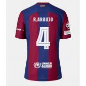 Billige Barcelona Ronald Araujo #4 Hjemmebanetrøje Dame 2023-24 Kort ærmer