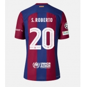 Billige Barcelona Sergi Roberto #20 Hjemmebanetrøje 2023-24 Kort ærmer