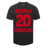 Billige Bayer Leverkusen Alejandro Grimaldo #20 Hjemmebanetrøje 2023-24 Kort ærmer