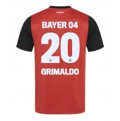 Billige Bayer Leverkusen Alejandro Grimaldo #20 Hjemmebanetrøje 2024-25 Kort ærmer