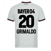 Billige Bayer Leverkusen Alejandro Grimaldo #20 Udebanetrøje 2023-24 Kort ærmer