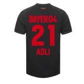 Billige Bayer Leverkusen Amine Adli #21 Hjemmebanetrøje 2023-24 Kort ærmer