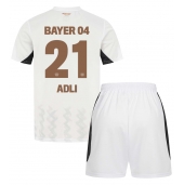 Billige Bayer Leverkusen Amine Adli #21 Udebanetrøje Børn 2024-25 Kort ærmer (+ bukser)