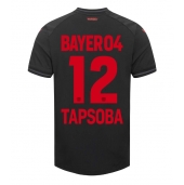 Billige Bayer Leverkusen Edmond Tapsoba #12 Hjemmebanetrøje 2023-24 Kort ærmer